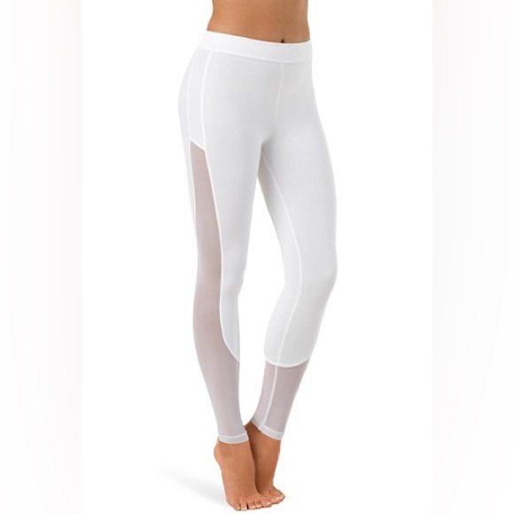 Mesh Inset Leggings (MT9859) - Picture 1 of 2